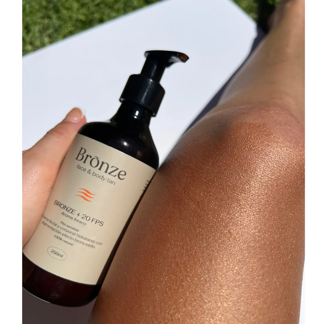 Crema efecto bronceado