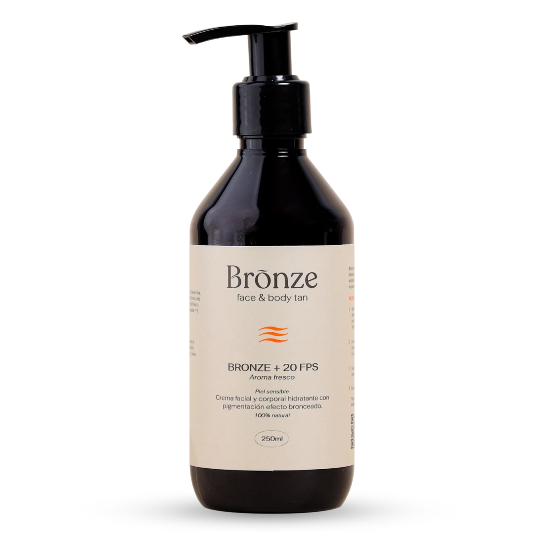 Crema efecto bronceado instantáneo