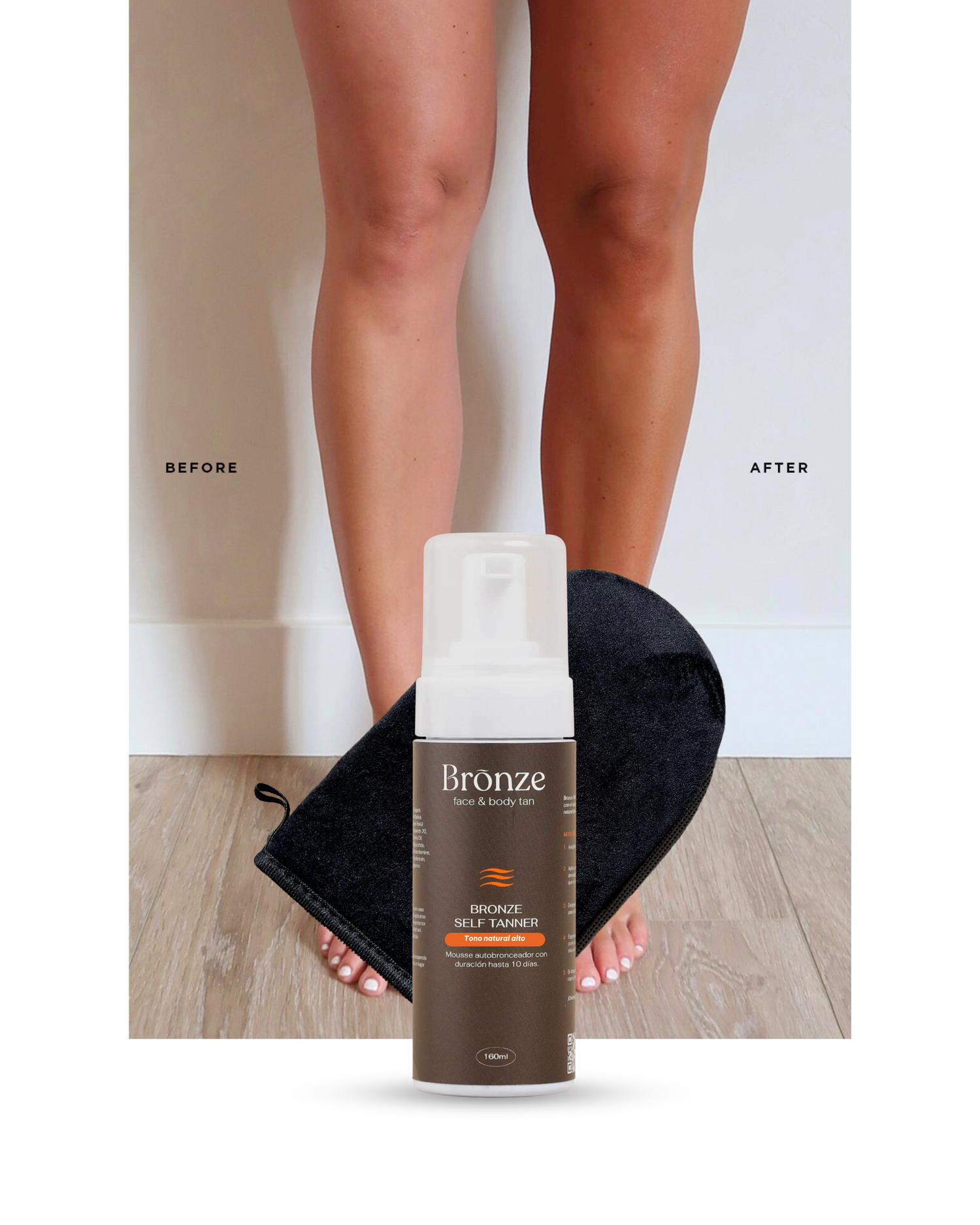 Autobronceador de cuerpo resistente al agua y sudor + Guante (envío GRATIS)