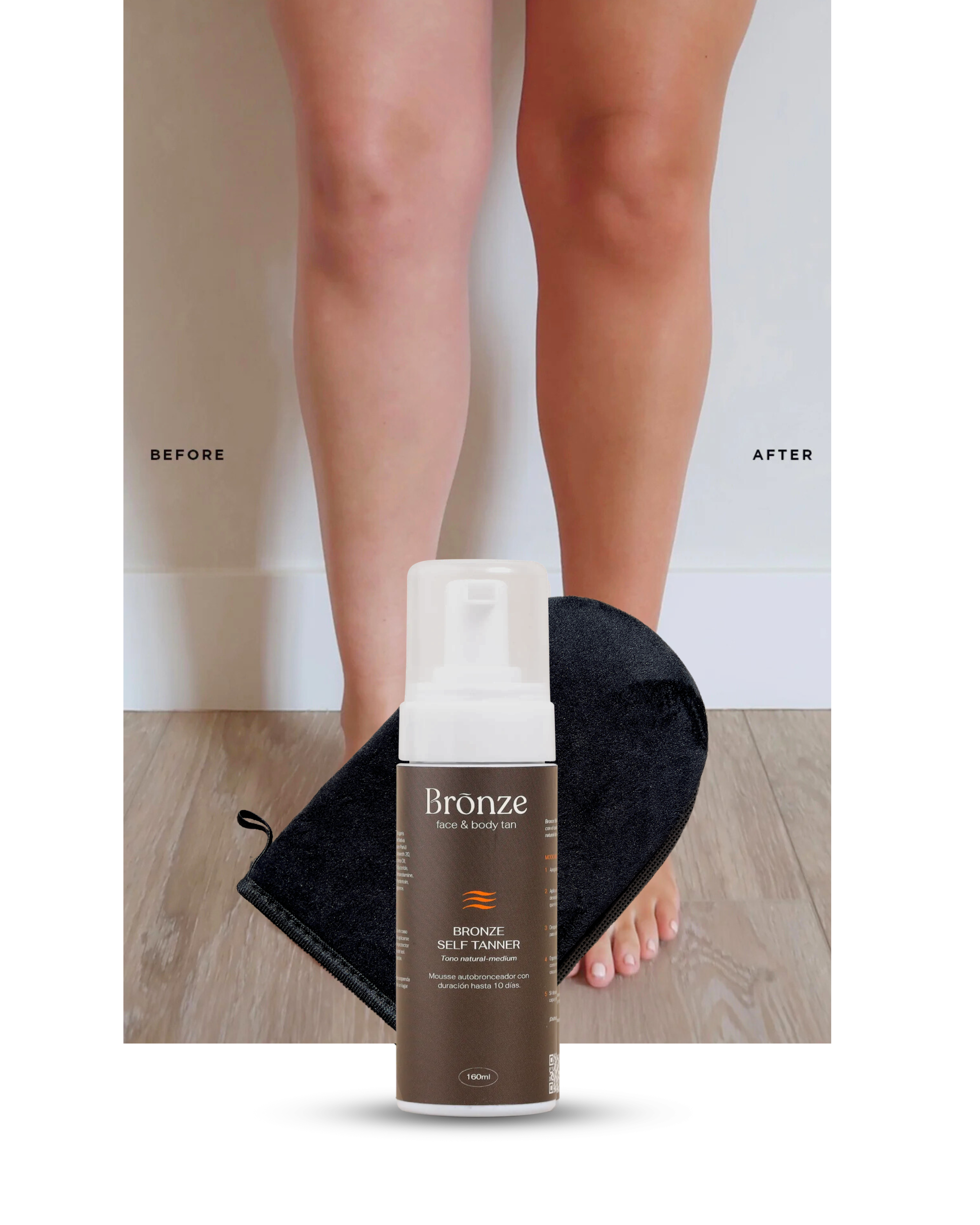 Autobronceador de cuerpo resistente al agua y sudor + Guante (envío GRATIS)