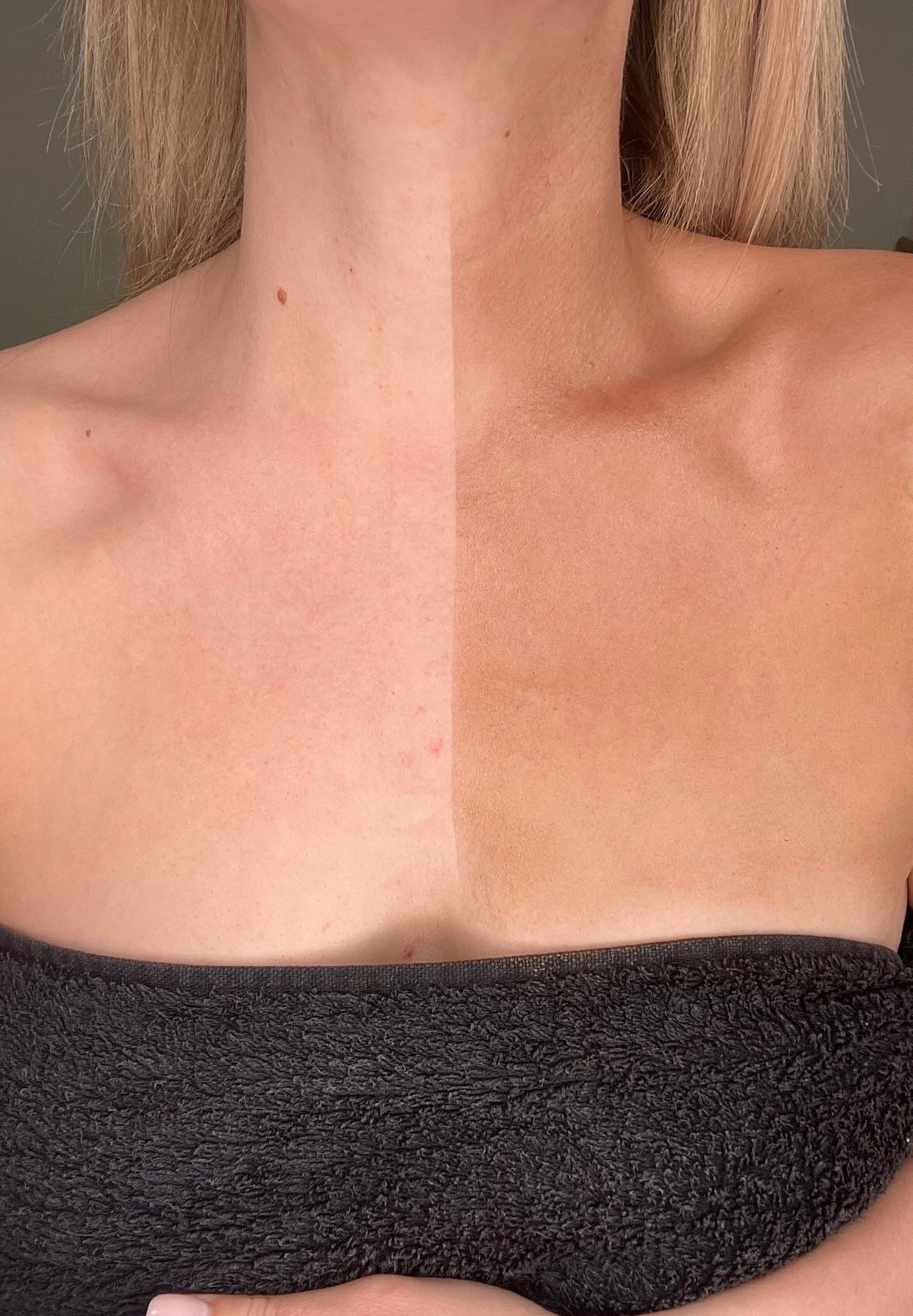 Autobronceador de cuerpo resistente al agua y sudor