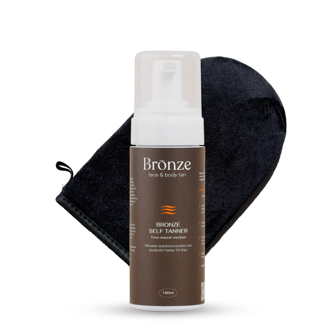 Autobronceador de cuerpo resistente al agua y sudor